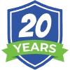 20 Years badge